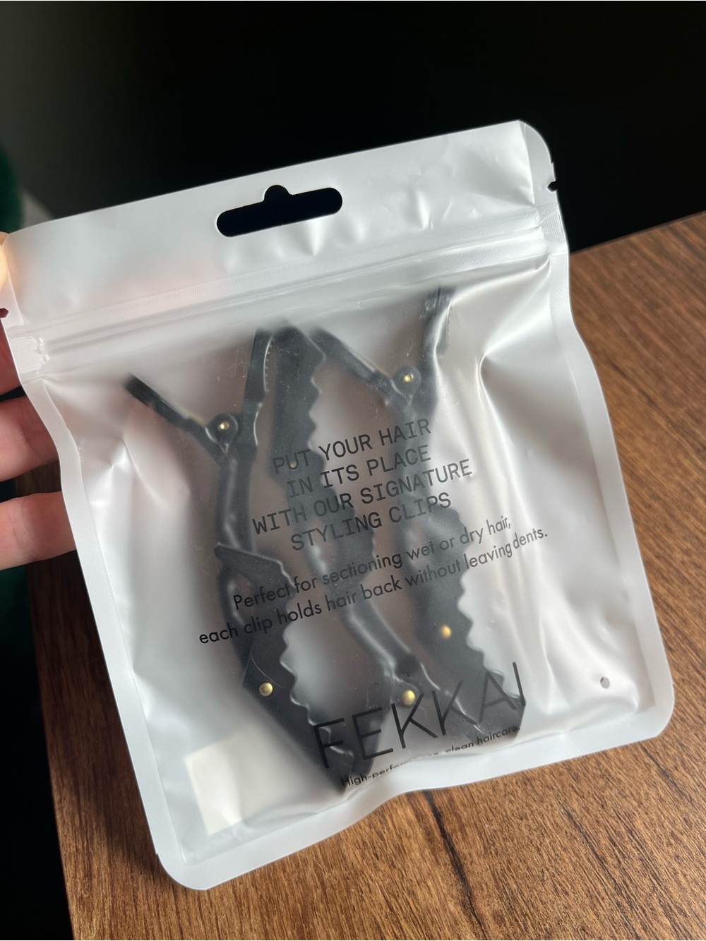 Fekkai Black Hair Sectioning Clips - 3 Pack